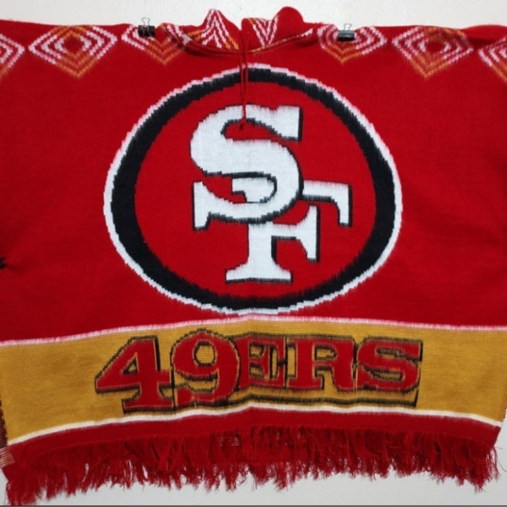 COPY - COPY - COPY - San Francisco 49NRES Hooded Poncho
